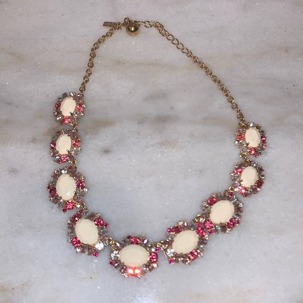 Kate Spade pink and ivory necklace